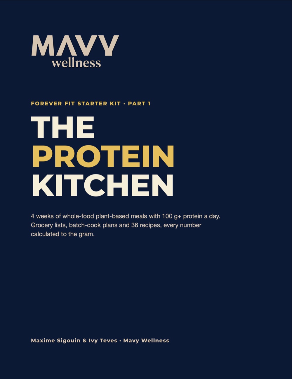 The Protein Kitchen guide cover
