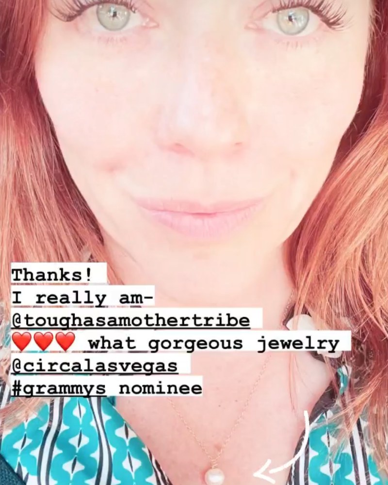 Alisha Gaddis wearing a Santa Barbara Jewelry Company pearl pendant necklace