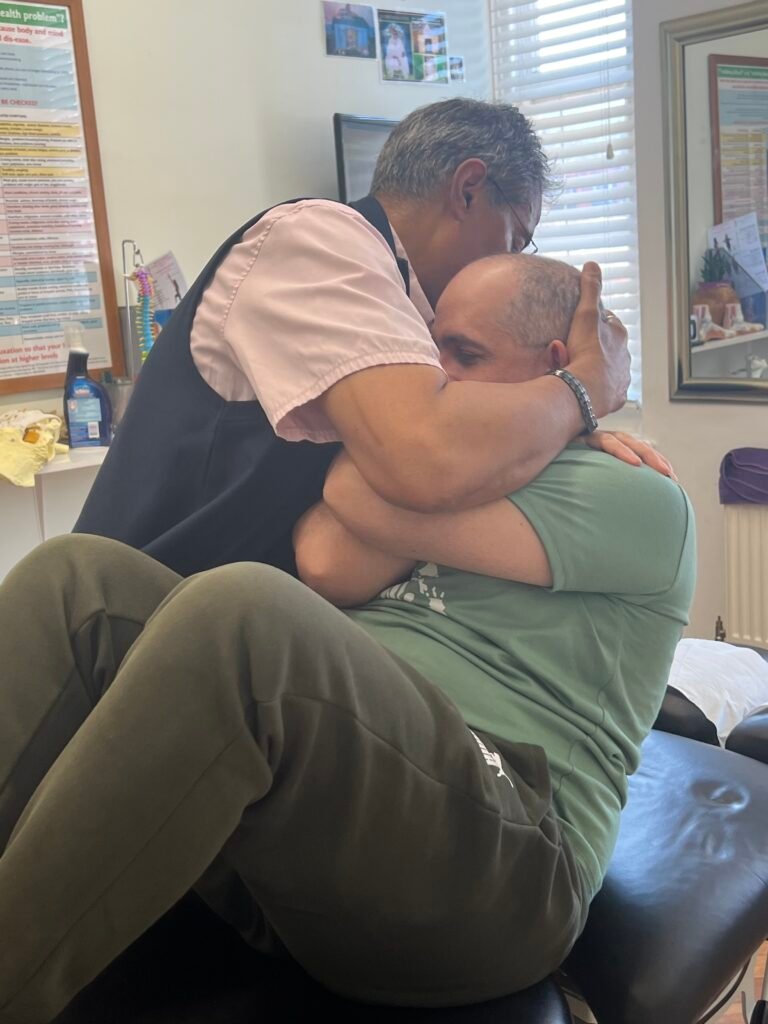 Clinical assessment at Bedford Chiropractic Clinic