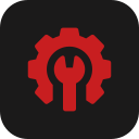 low maintenance modern garage door installation icon