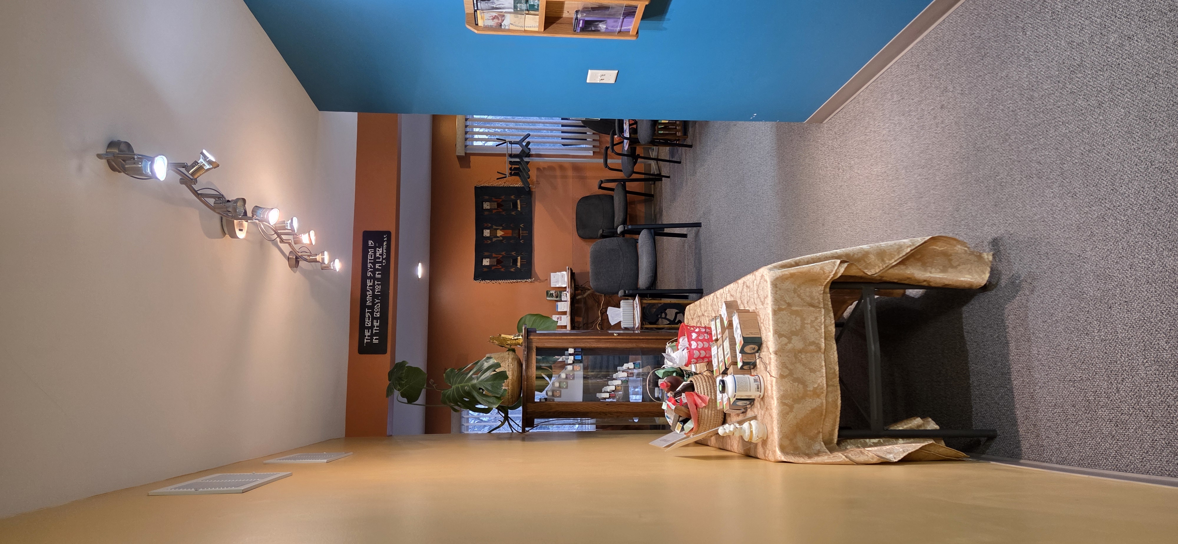 Practitioner treatment room at The Holistic Health Center of Peoria