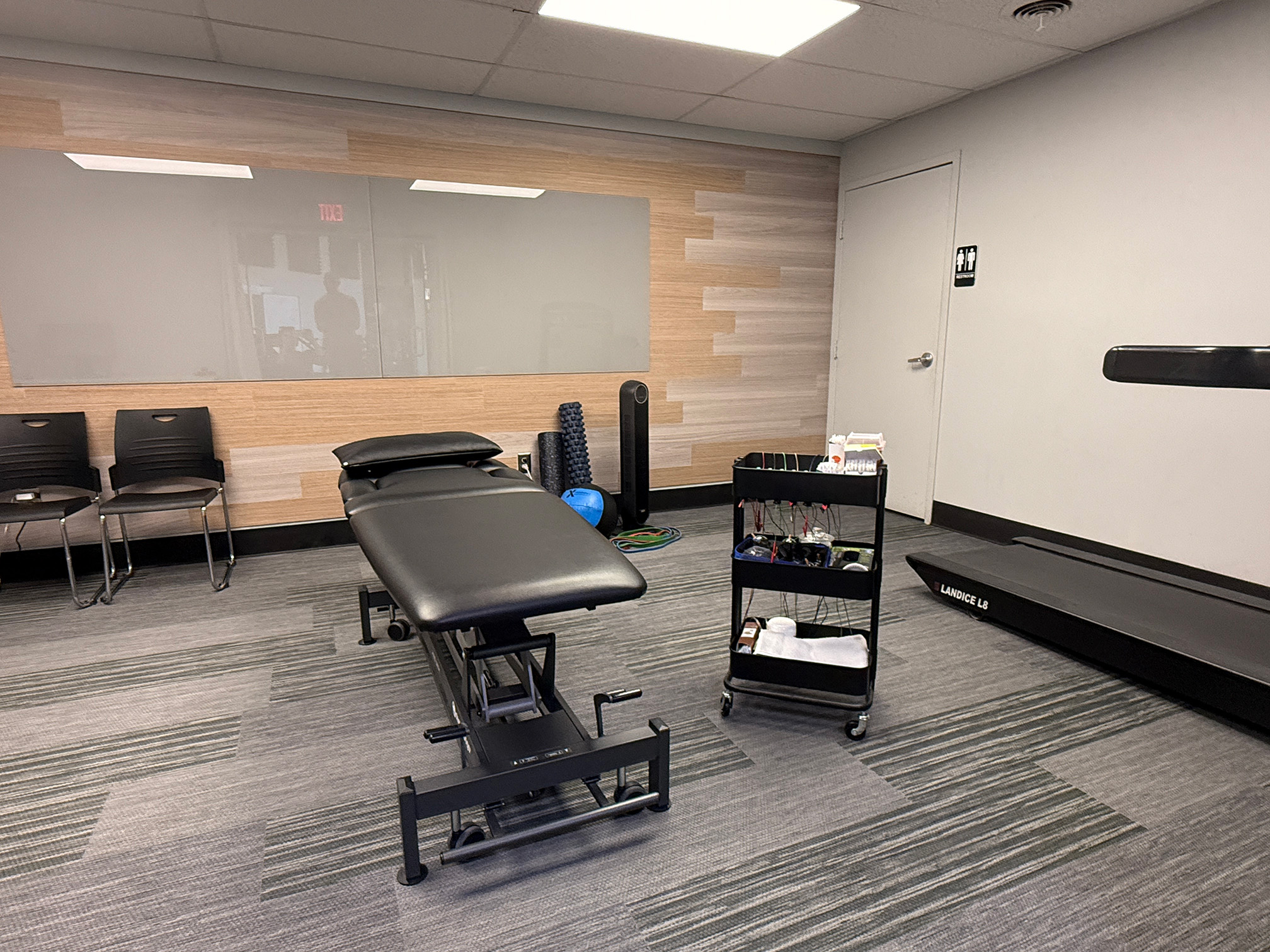 Inside the OLO Physical Therapy clinic in Ann Arbor