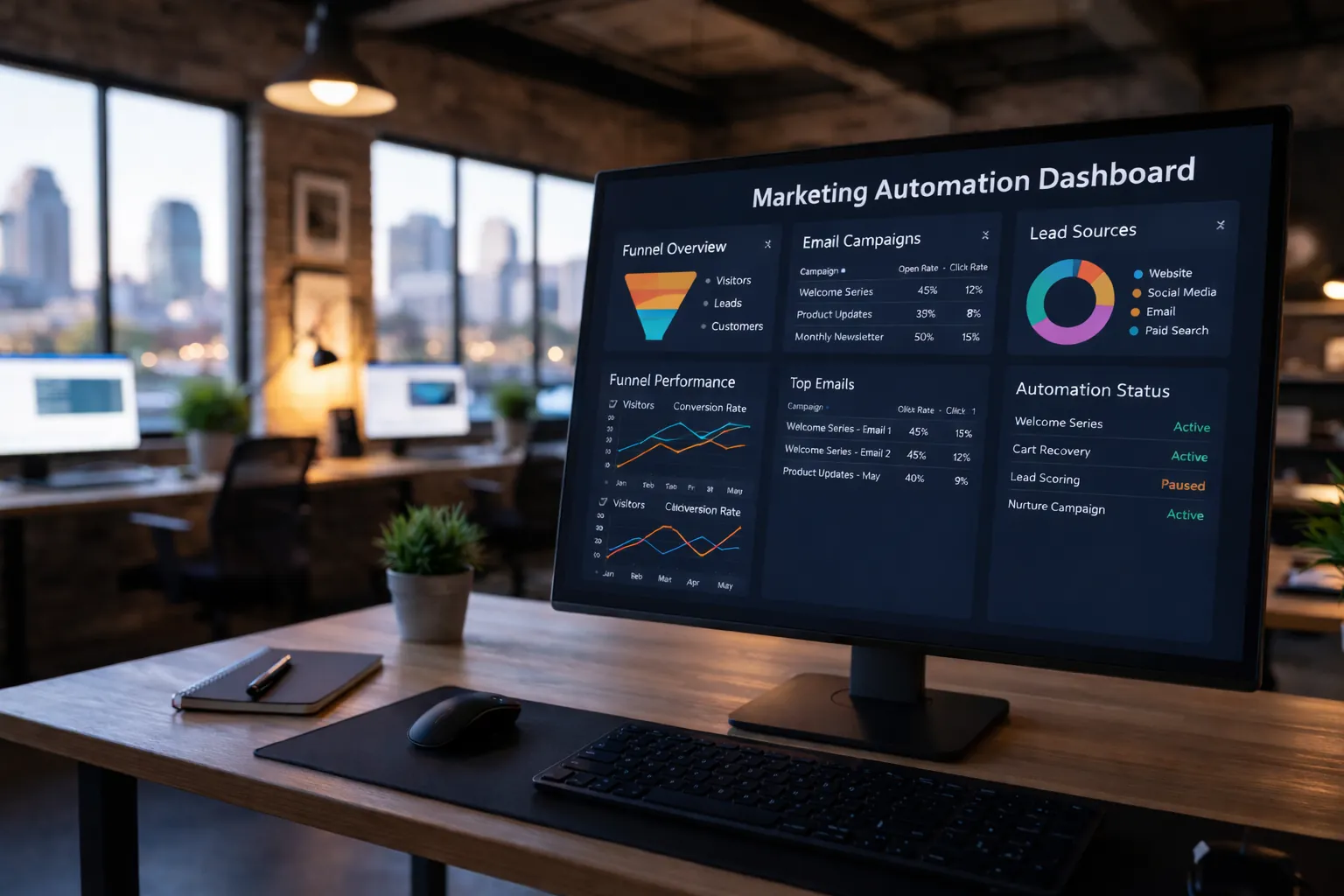 marketing-automation-dashboard-crm-analytics-long-island-created-by-a360ai-com.webp