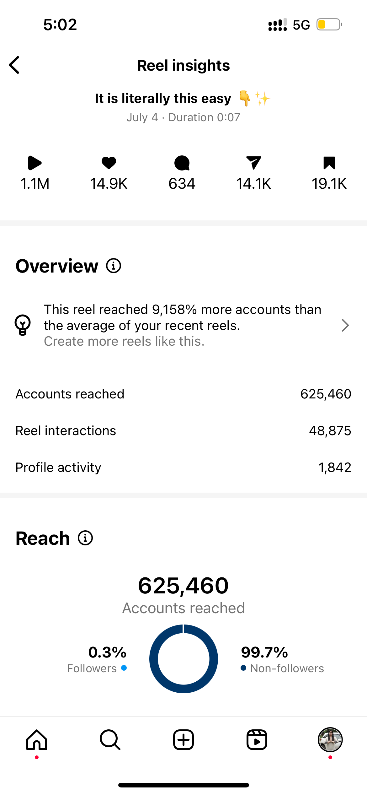Reach result 2