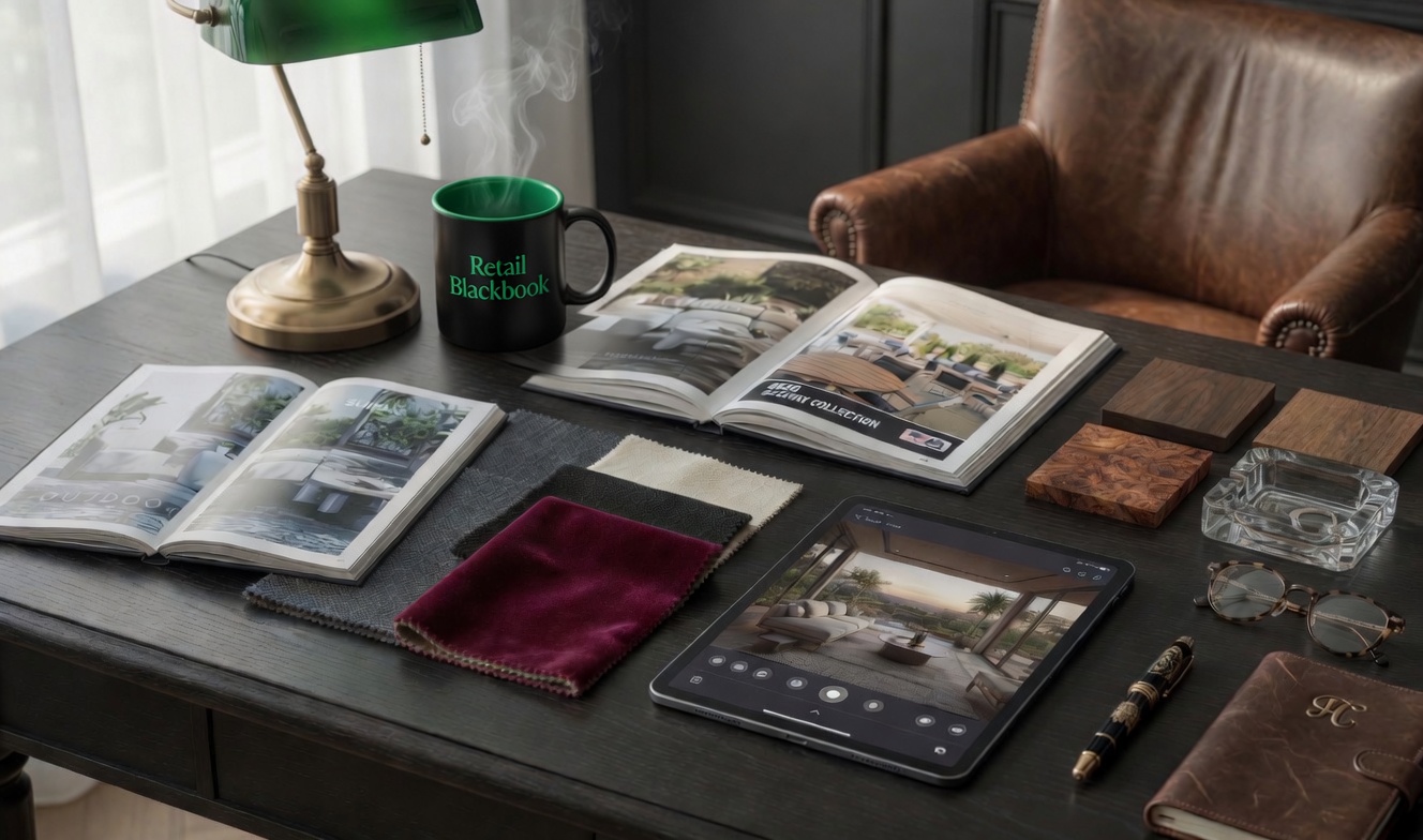 Lookbooks and catalog desk