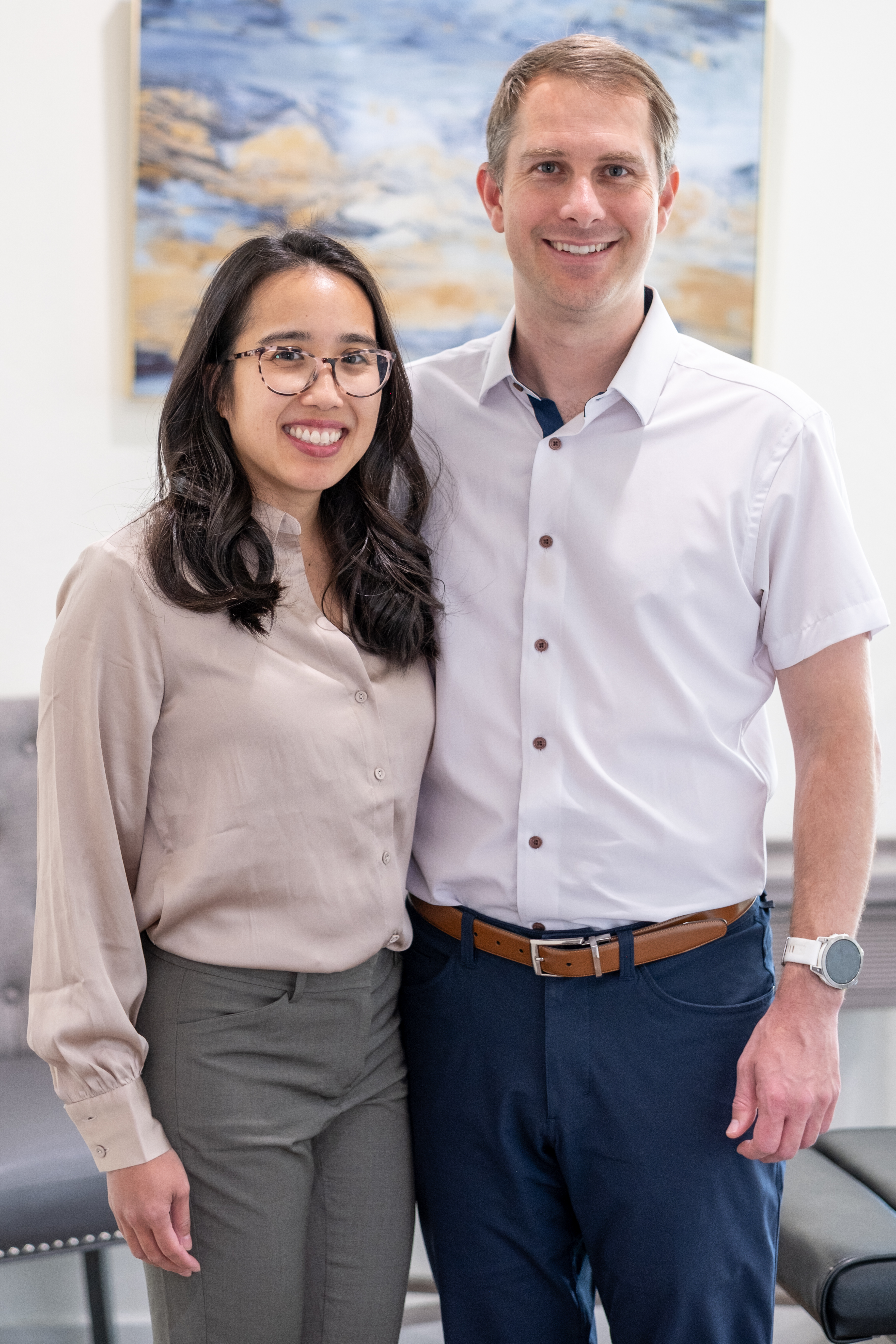 Dr. Lisa Nhu and Dr. Jonathan Hooker