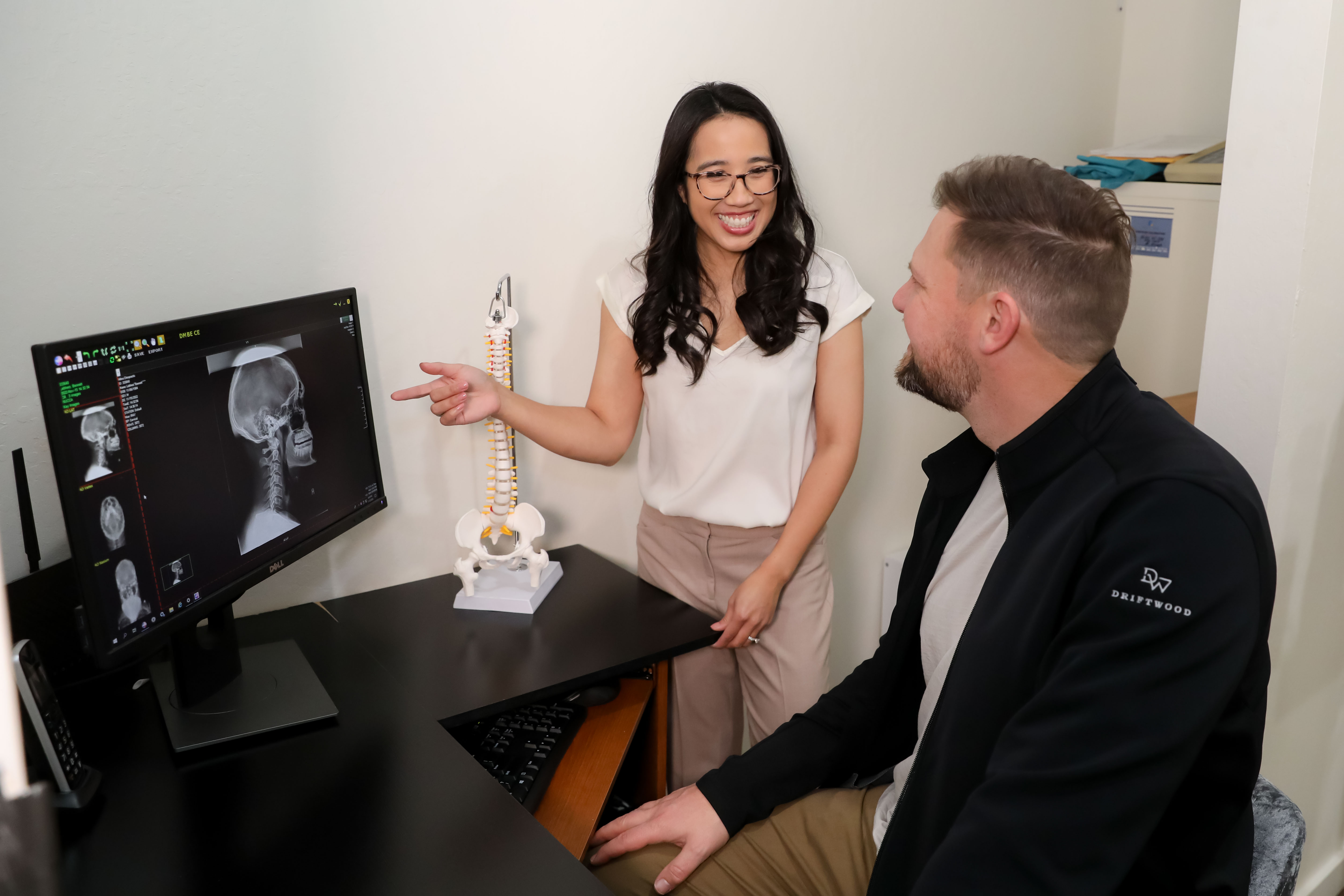 Photo 4: NUCCA evaluation at Atlina Chiropractic
