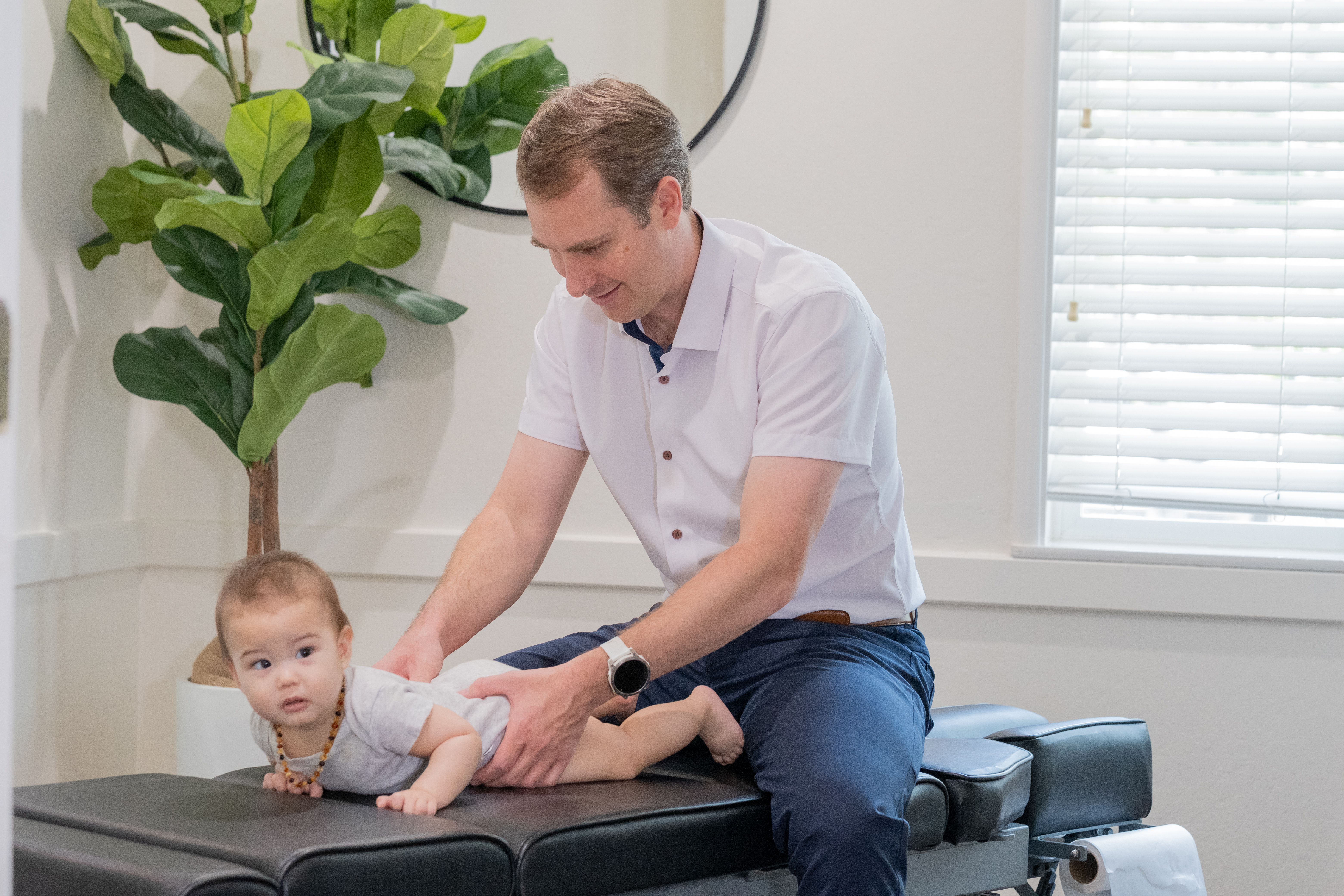 Photo 5: NUCCA evaluation at Atlina Chiropractic