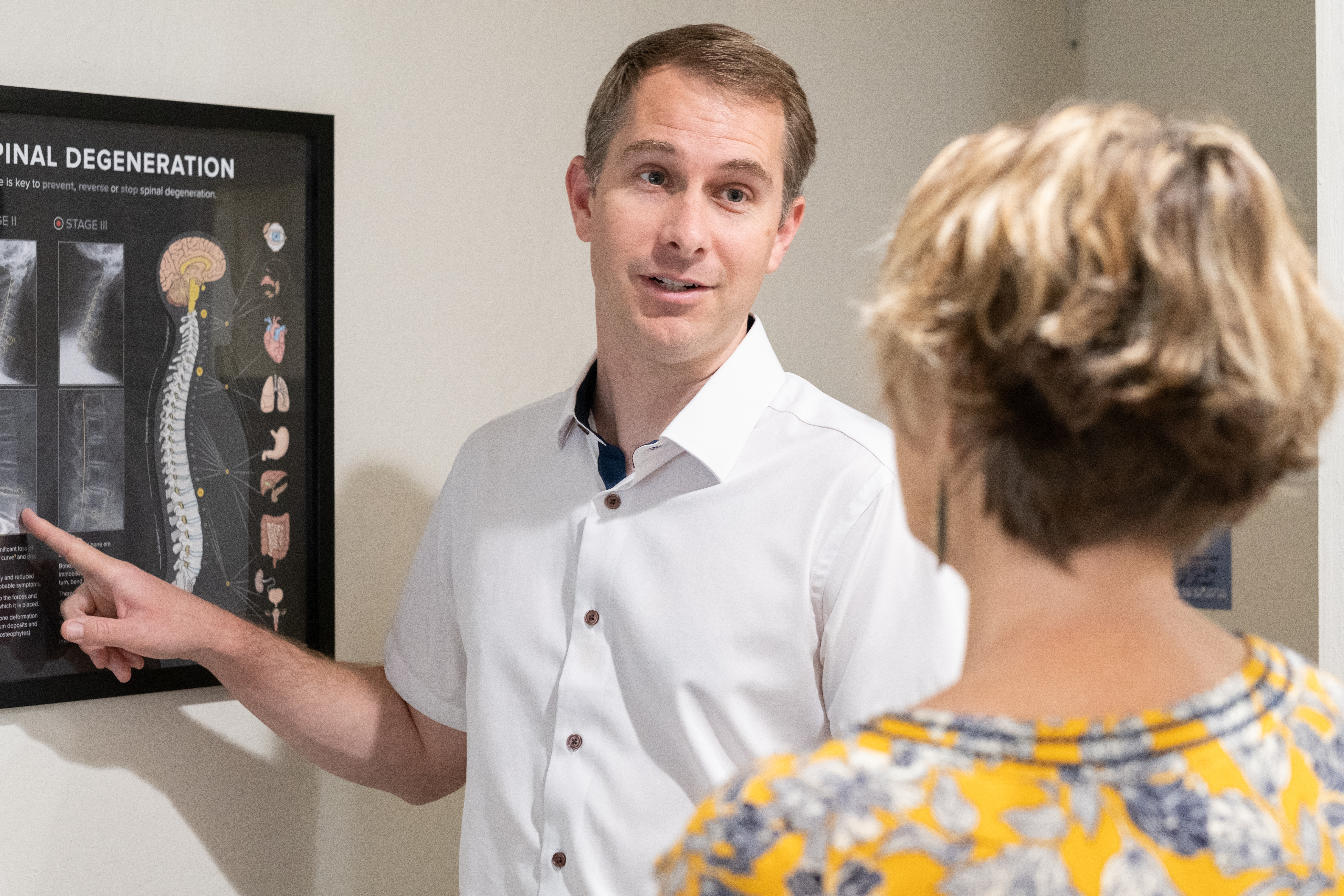Photo 3: NUCCA evaluation at Atlina Chiropractic