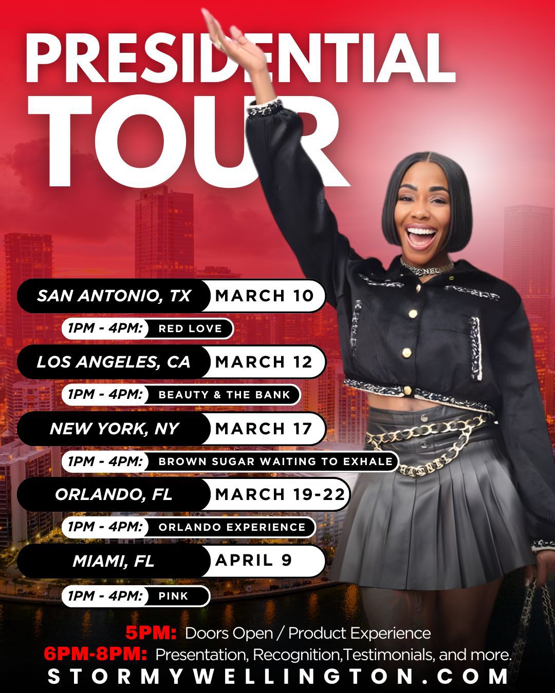 Presidential Tour flyer