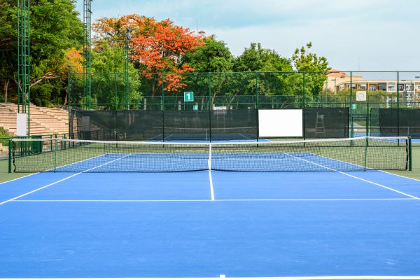 whole blue tennis court whole blue tennis court