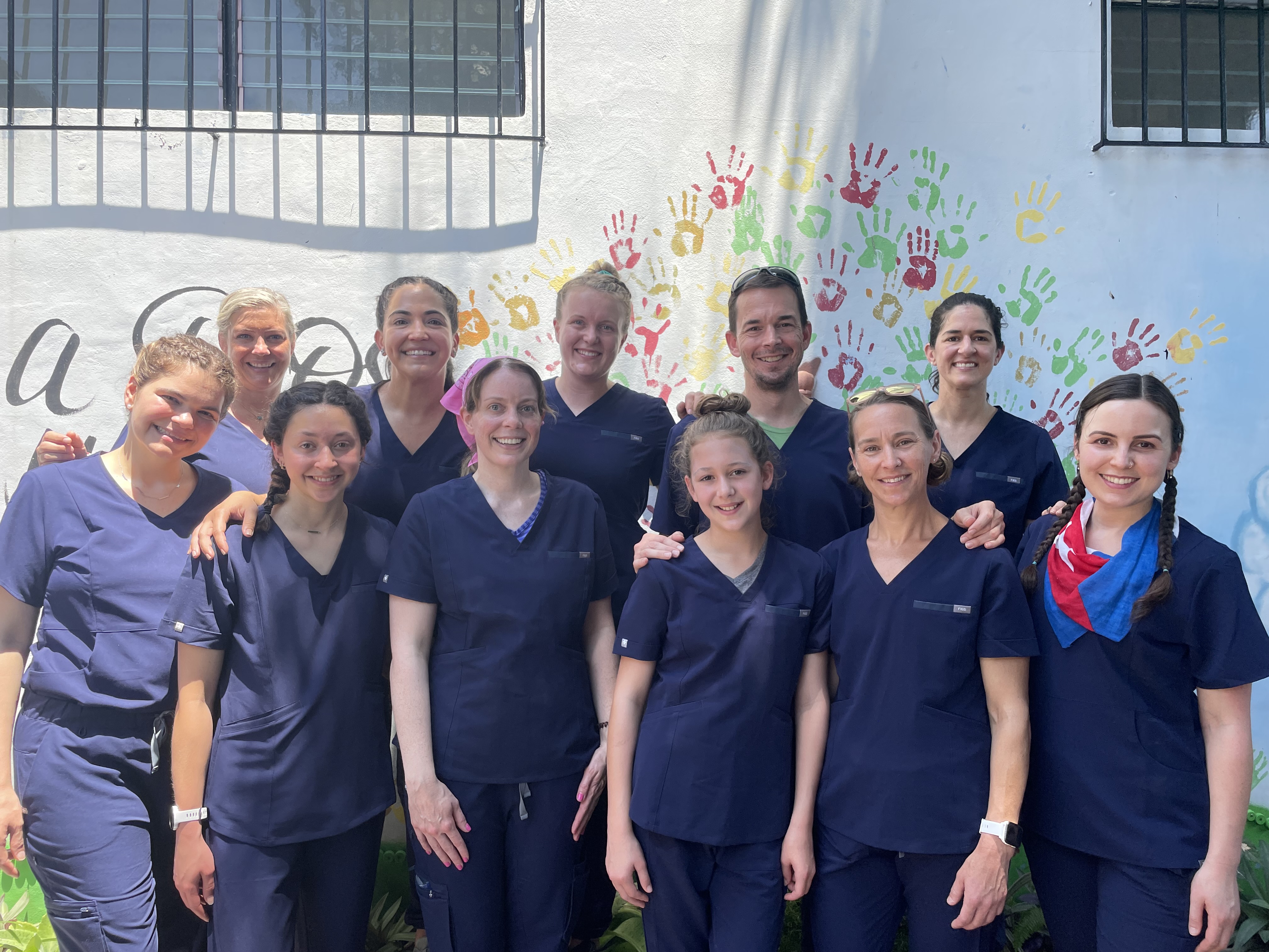 Dr. Maria on a medical mission trip