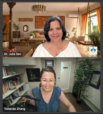 Dr. Julia Sen collaborating