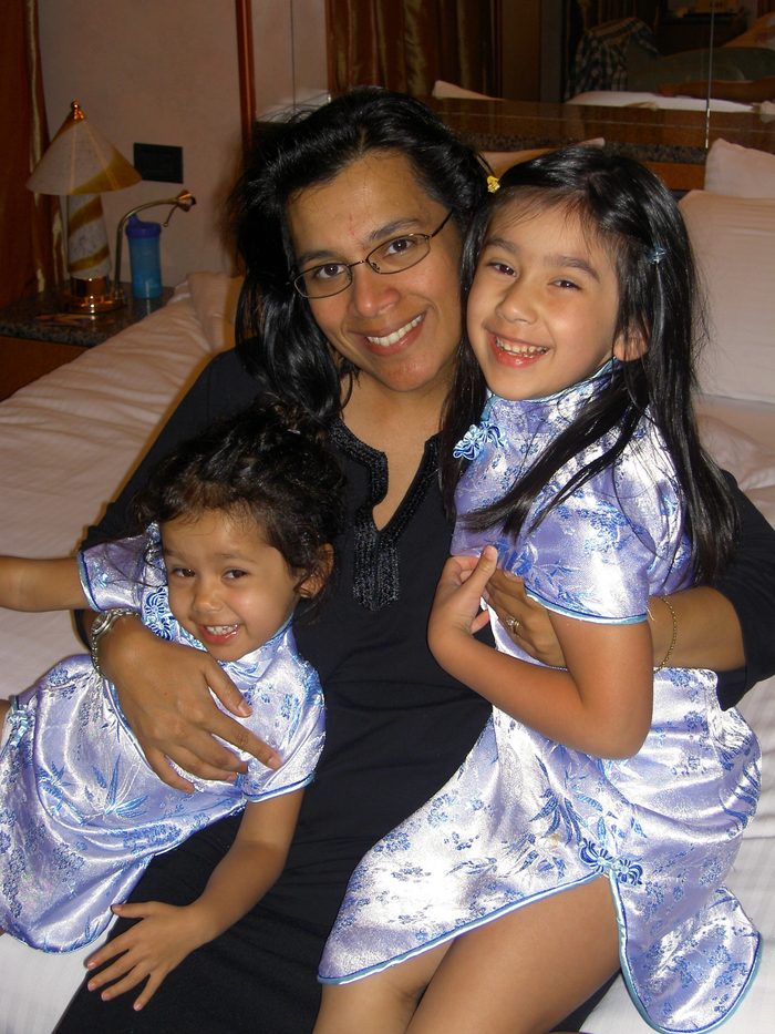 Dr. Julia Sen with her family