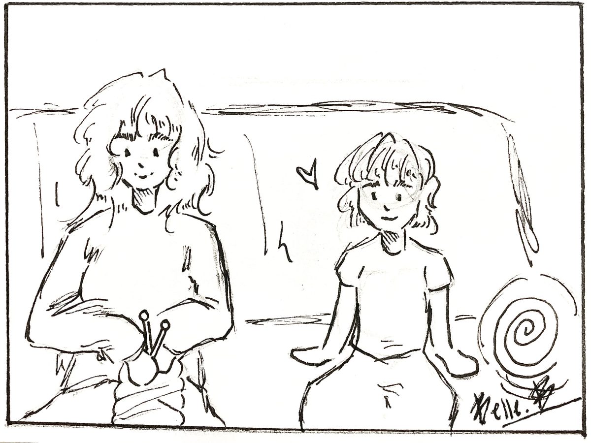 Closing scene, parent and child together