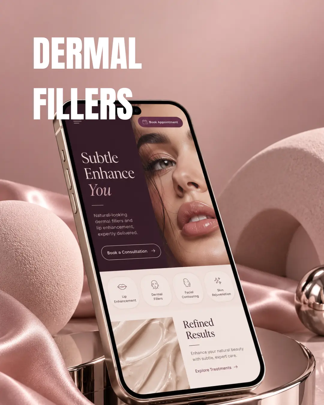 Treatment landing-page design example 5