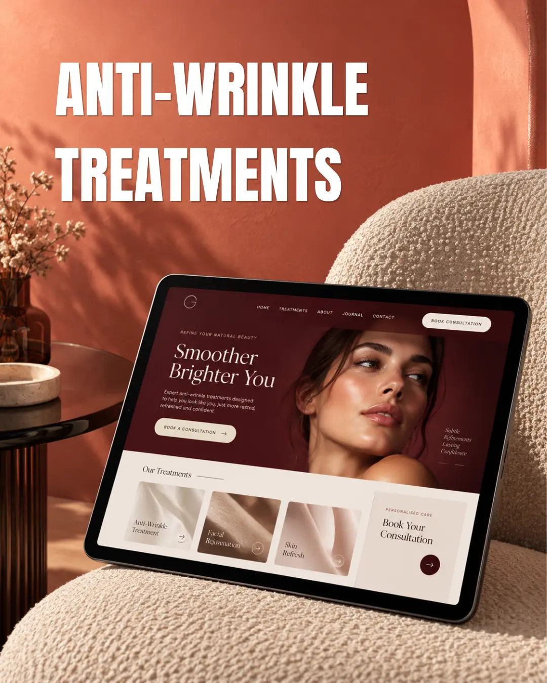 Treatment landing-page design example 2