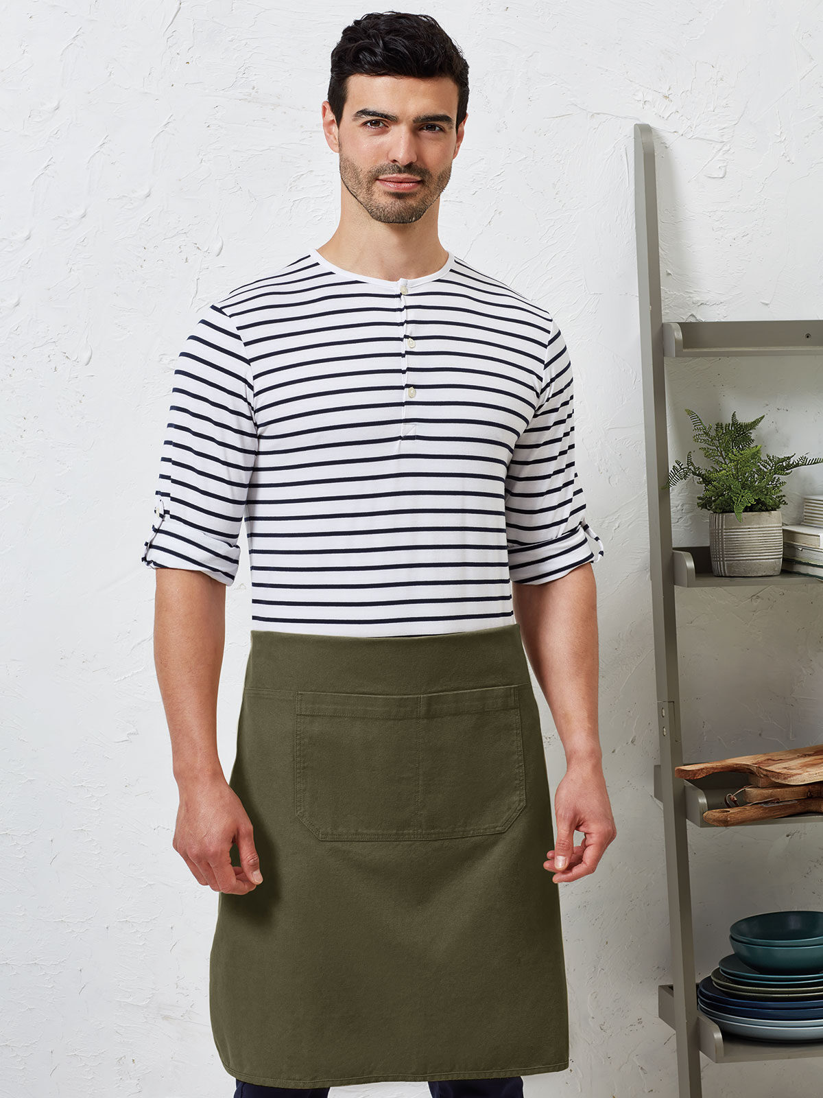 Pocket Apron ricamato
