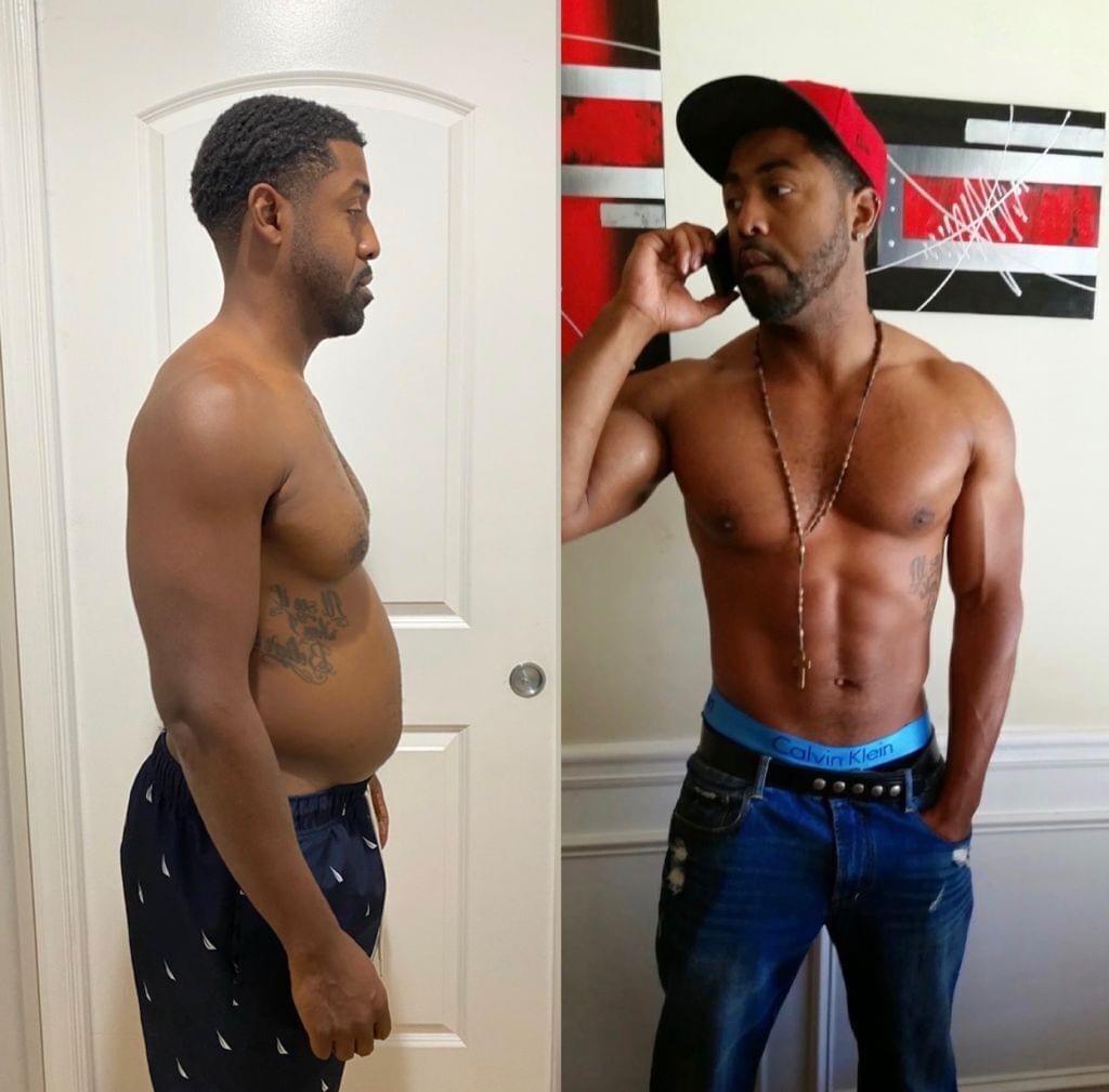Justin before and after