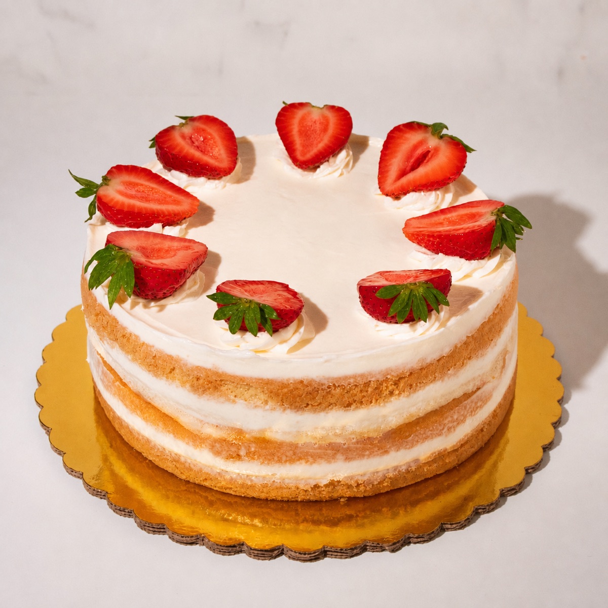 Pastel de Fresa