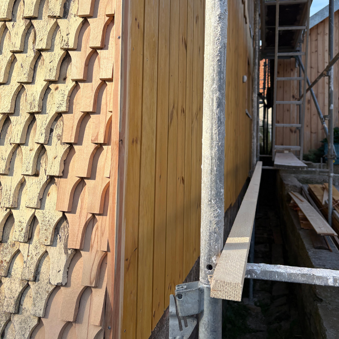 Holzschindeln Sanierung Restaurierung – Altbau Rhön