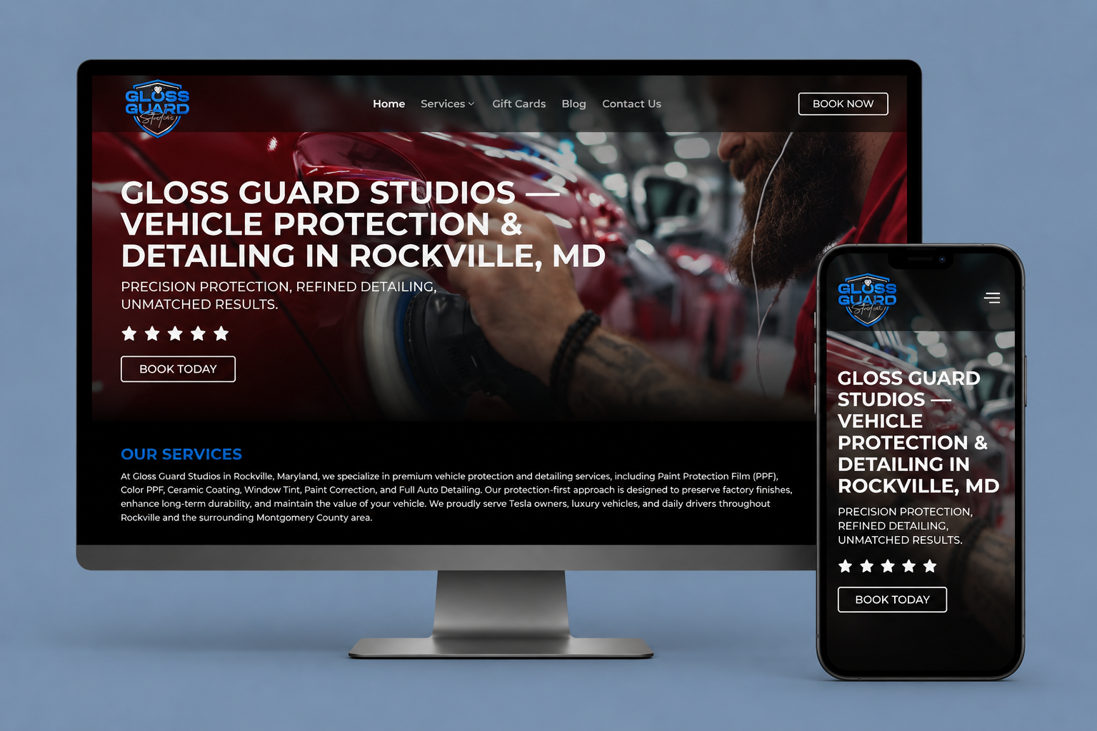 Project 1 website screenshot