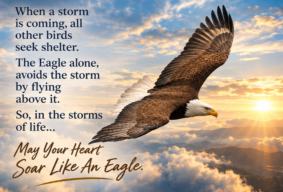 let your heart soar like an eagle