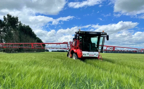 Fogarty Spraying Truck In Padock