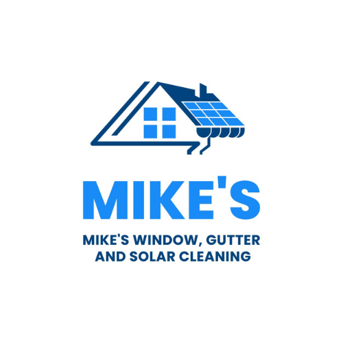 Mike’s Window, Gutter, and Solar Cleaning logo, representing professional cleaning services for solar panels, gutters, and windows in Mildura and the Sunraysia region.