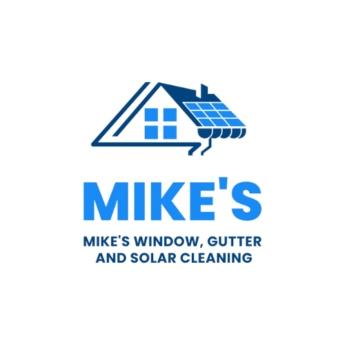Mike’s Window, Gutter, and Solar Cleaning logo, representing professional cleaning services for solar panels, gutters, and windows in Mildura and the Sunraysia region.