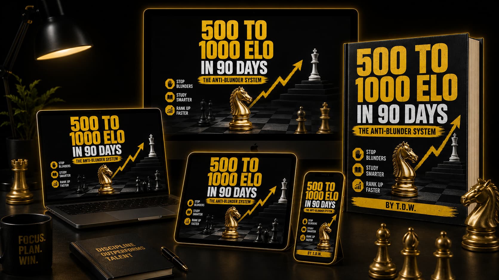 The Anti-Blunder System — 500 to 1000 Elo in 90 Days