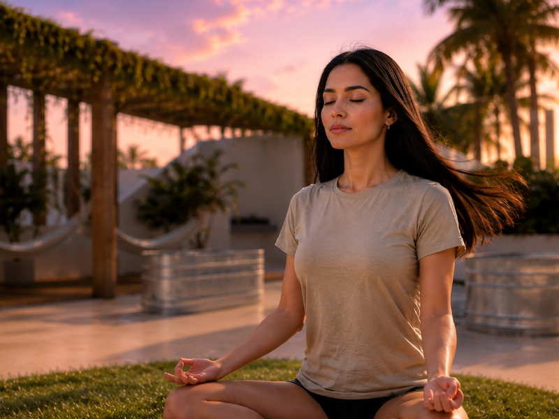 Espacio Zen para meditación y bienestar