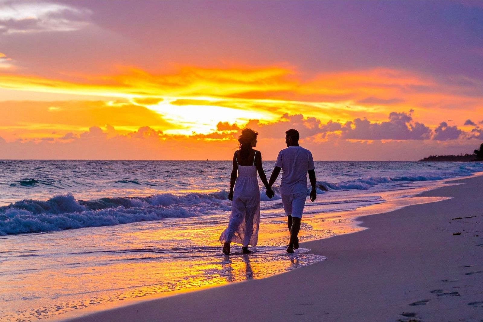 Caminata por la playa yucateca