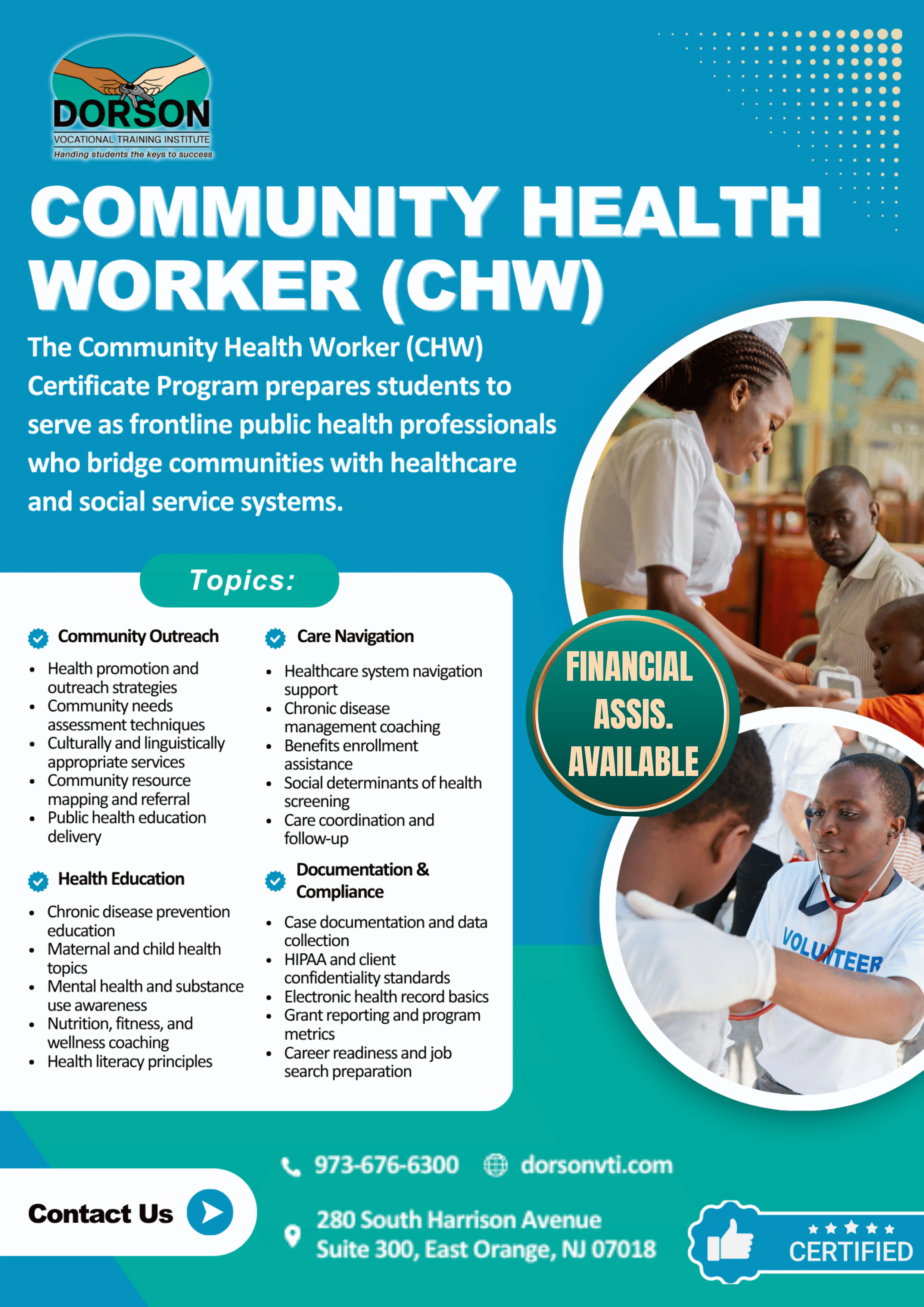 Community Health Worker Program Flyer