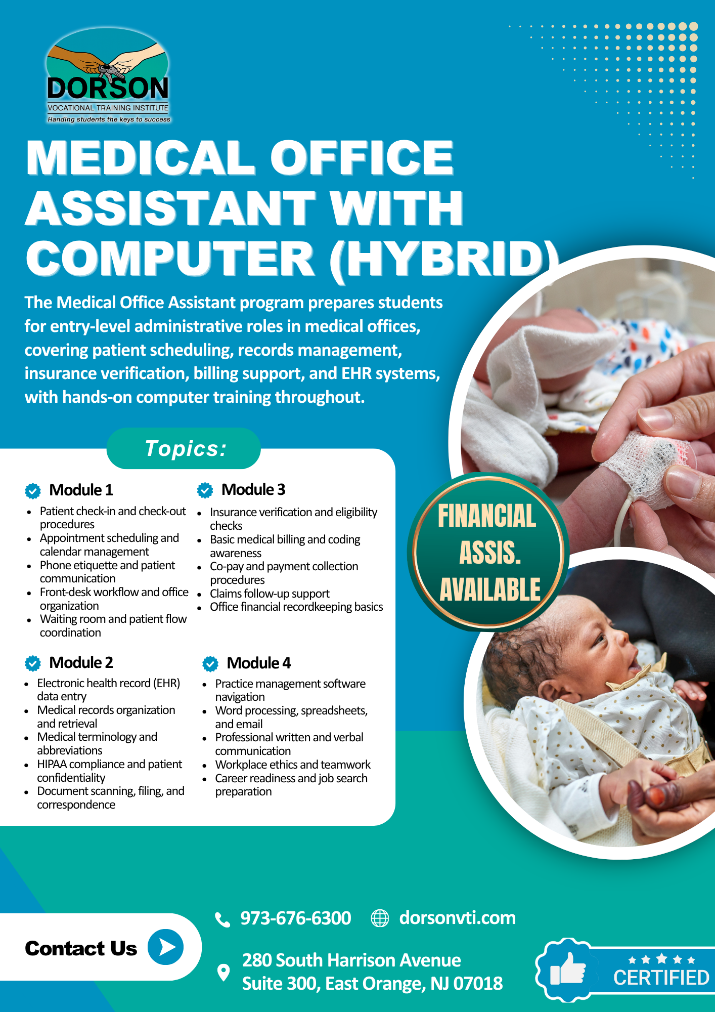 Medical Office Assistant Program Flyer