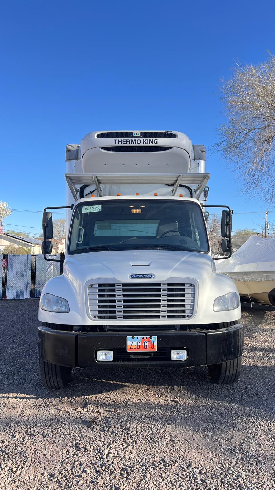 YDP Trucking box truck with Thermo King refrigeration unit