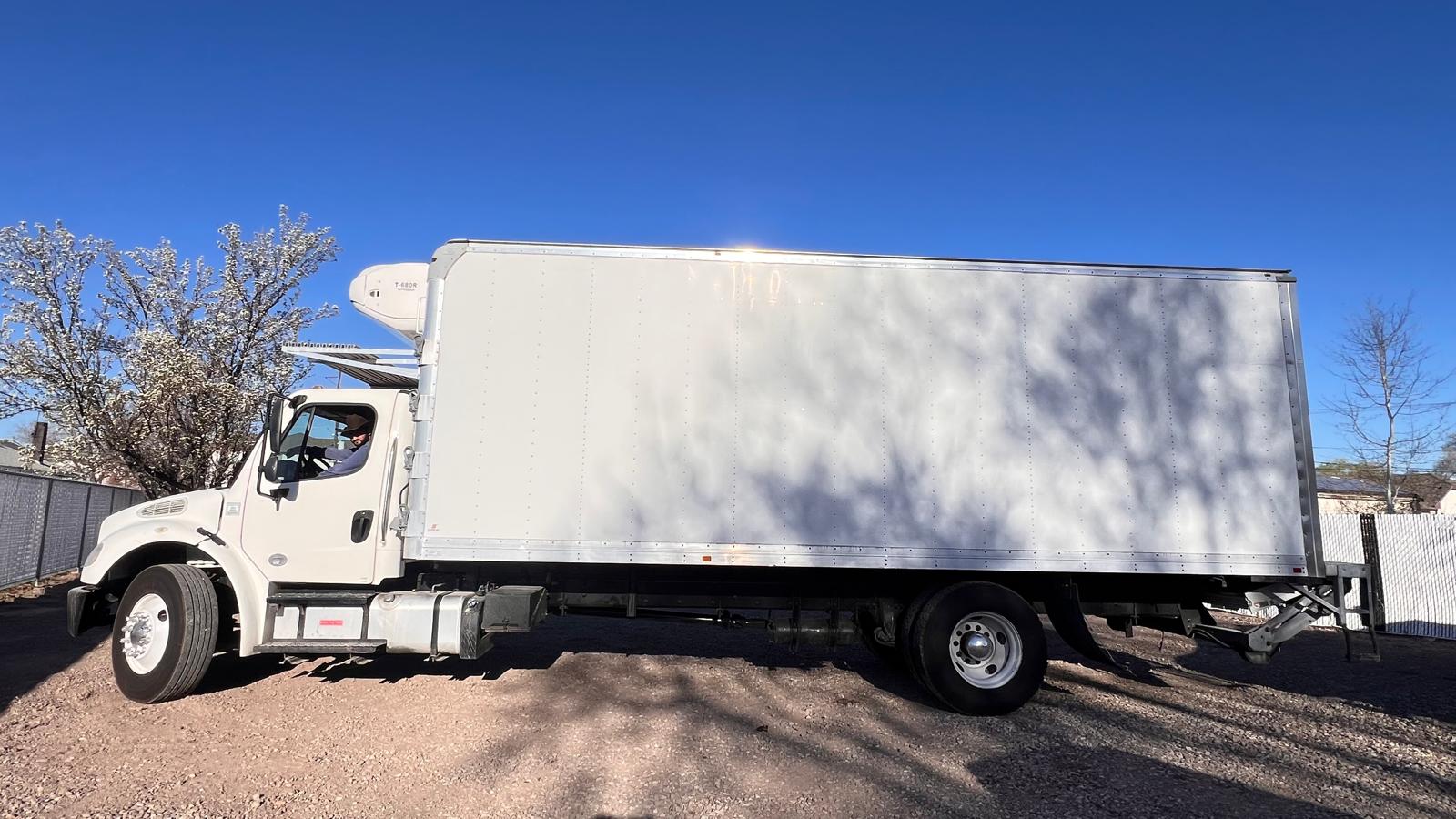 YDP Trucking refrigerated box truck in Salt Lake City, Utah