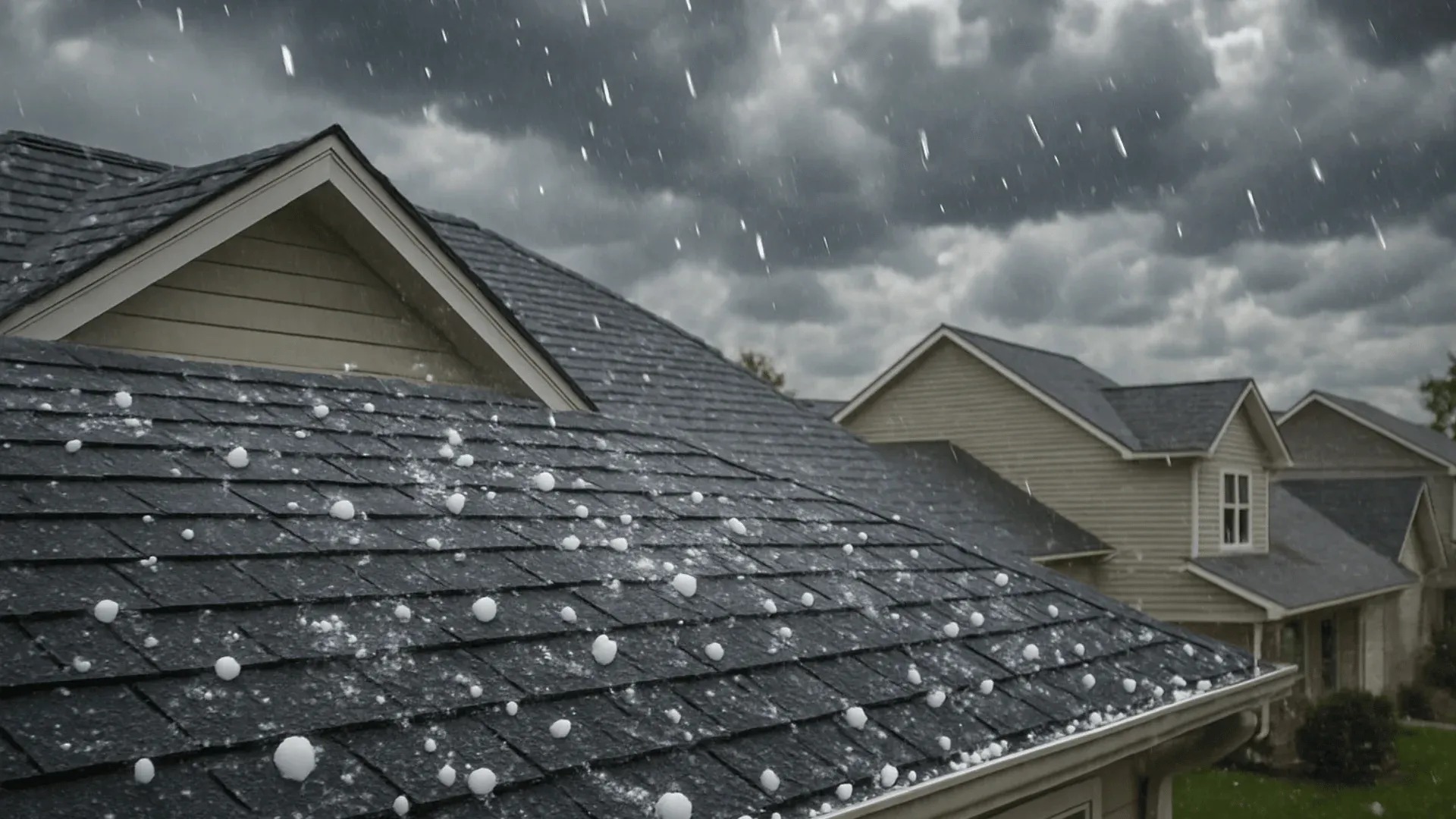 Calgary roof repair specialists fixing storm damaged shingles