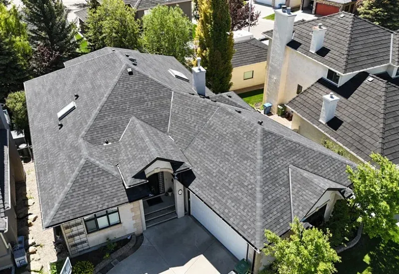 Calgary roof repair specialists fixing storm damaged shingles