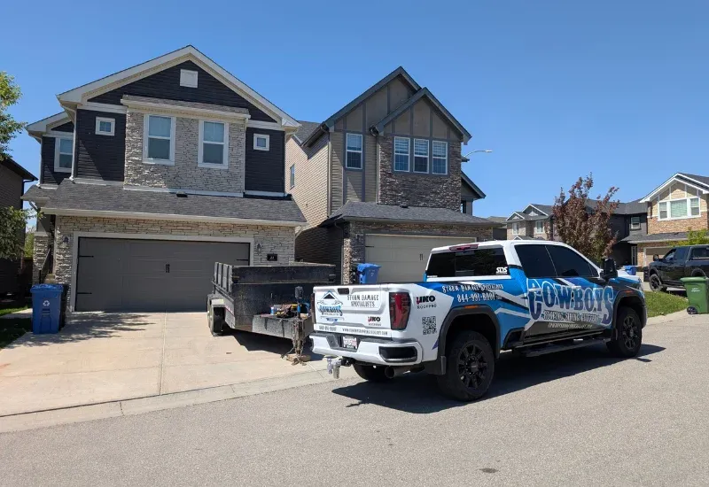 local Calgary roofing company performing residential roof installation