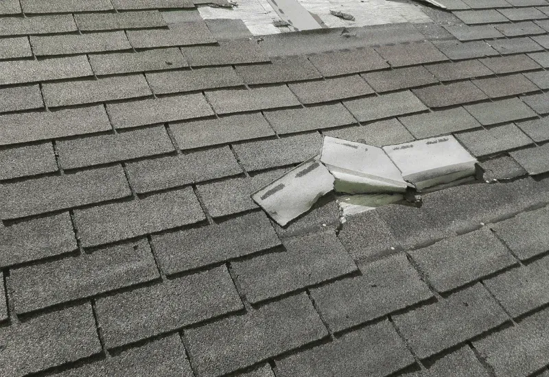 Calgary roof repair specialists fixing storm damaged shingles