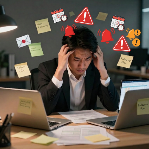 缺乏销售跟进系统