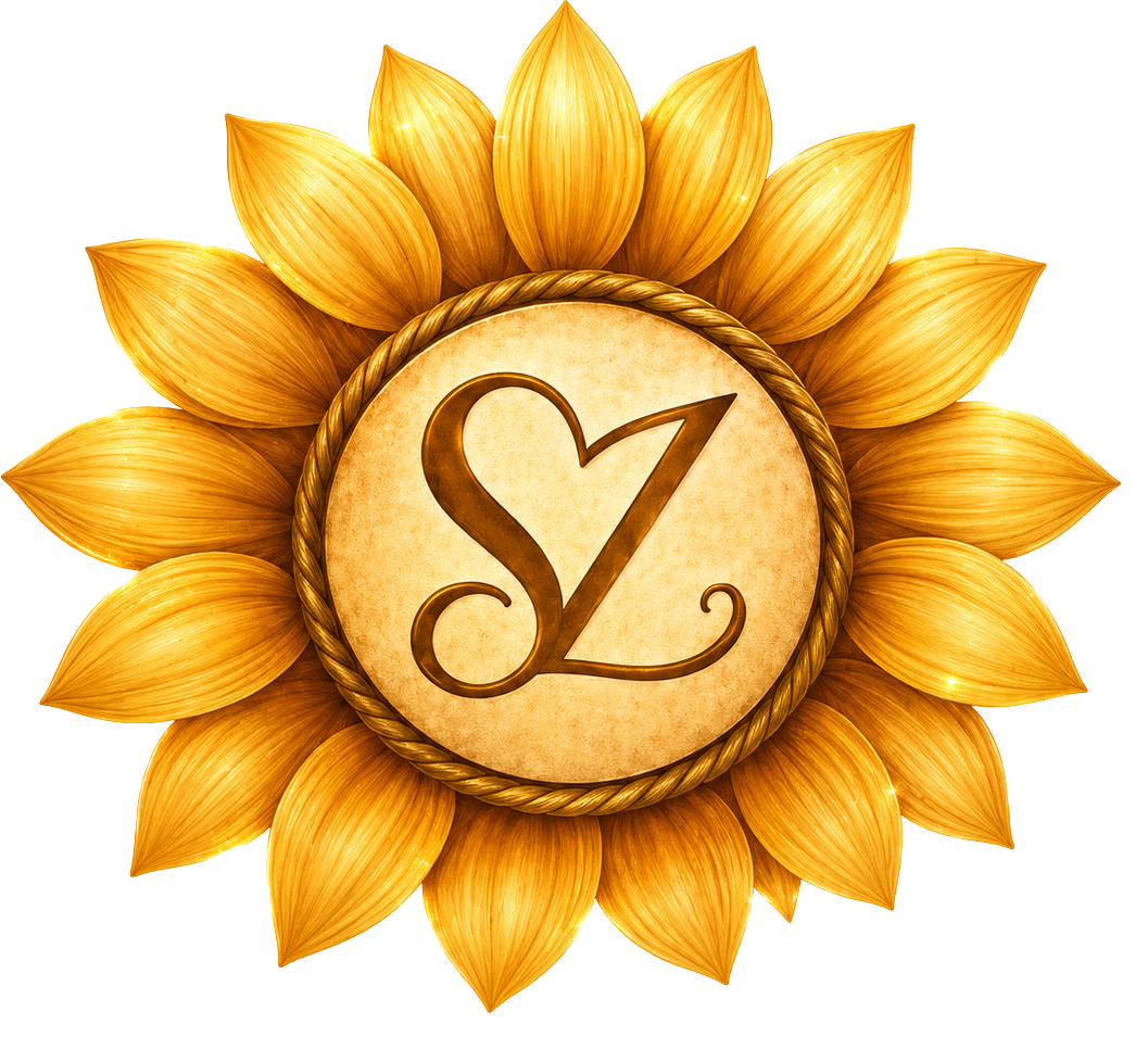 Logotipo oficial Sandra Zárate — SZ girasol