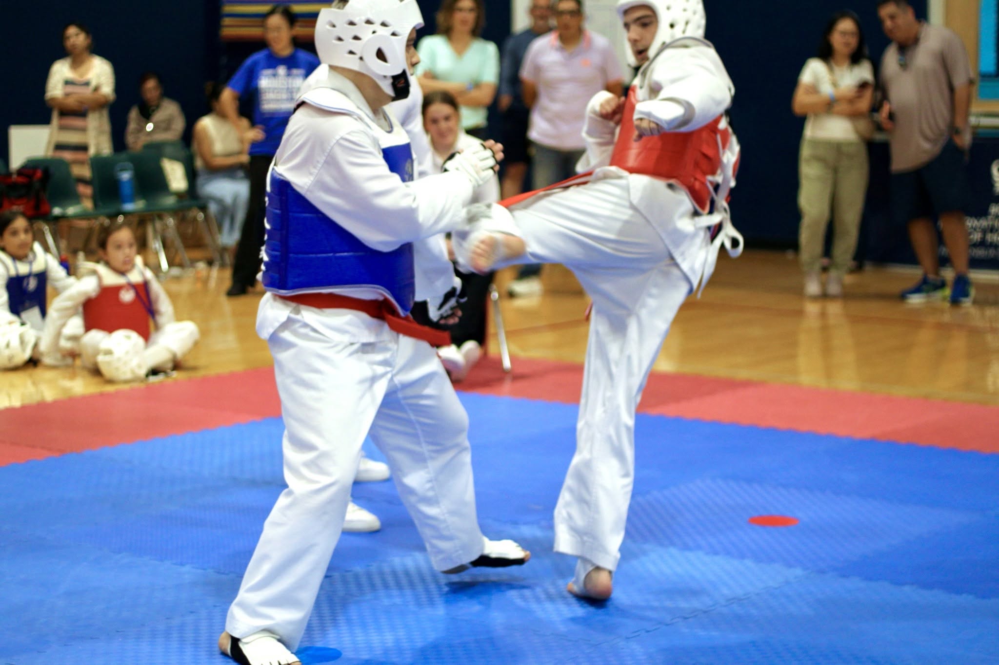 Taekwondo forms competition