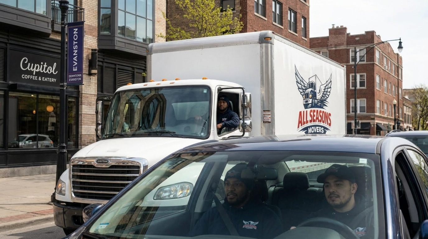 professional movers chicago driving