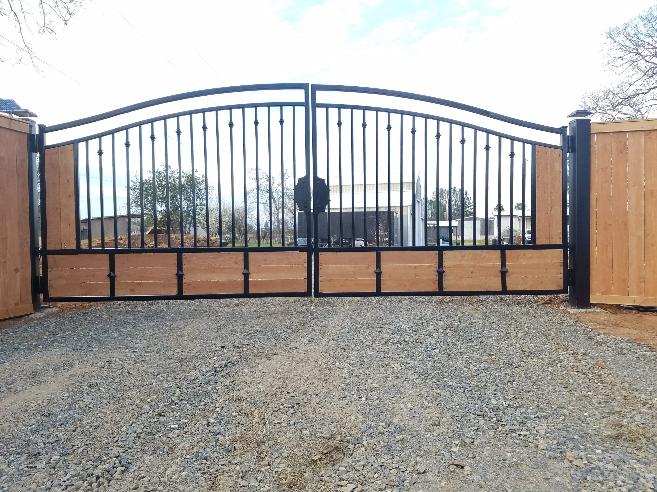 Gate project by Romero Quality Fencing — Shasta County