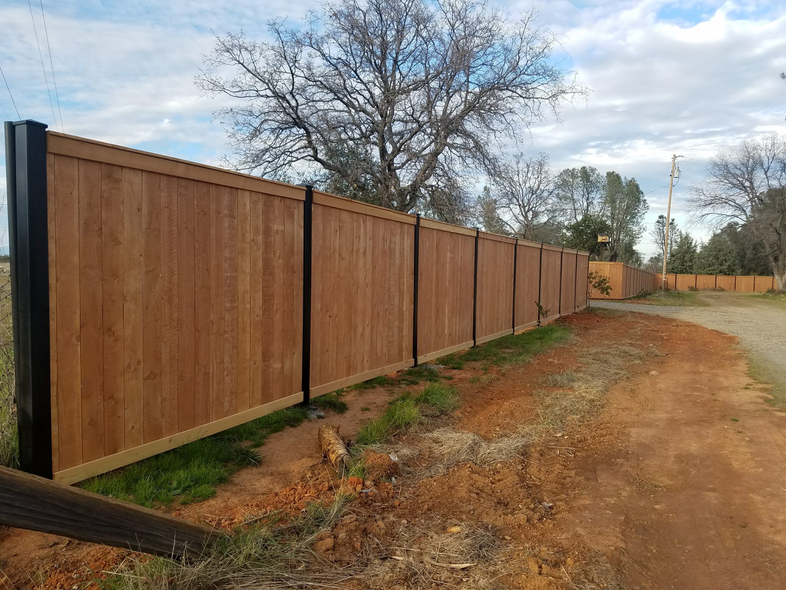 Fencing project by Romero Quality Fencing — Shasta County