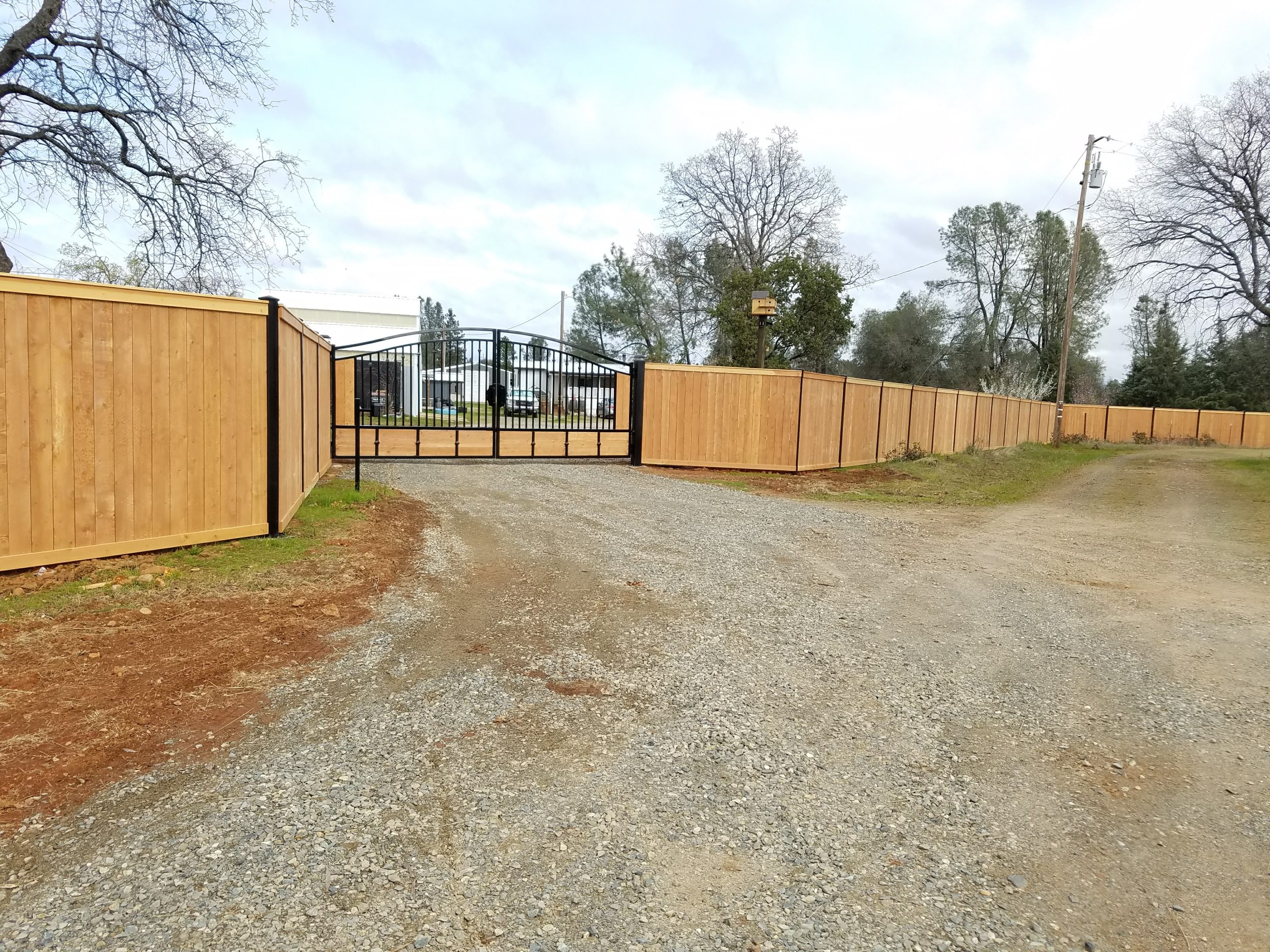 Fencing project by Romero Quality Fencing — Shasta County
