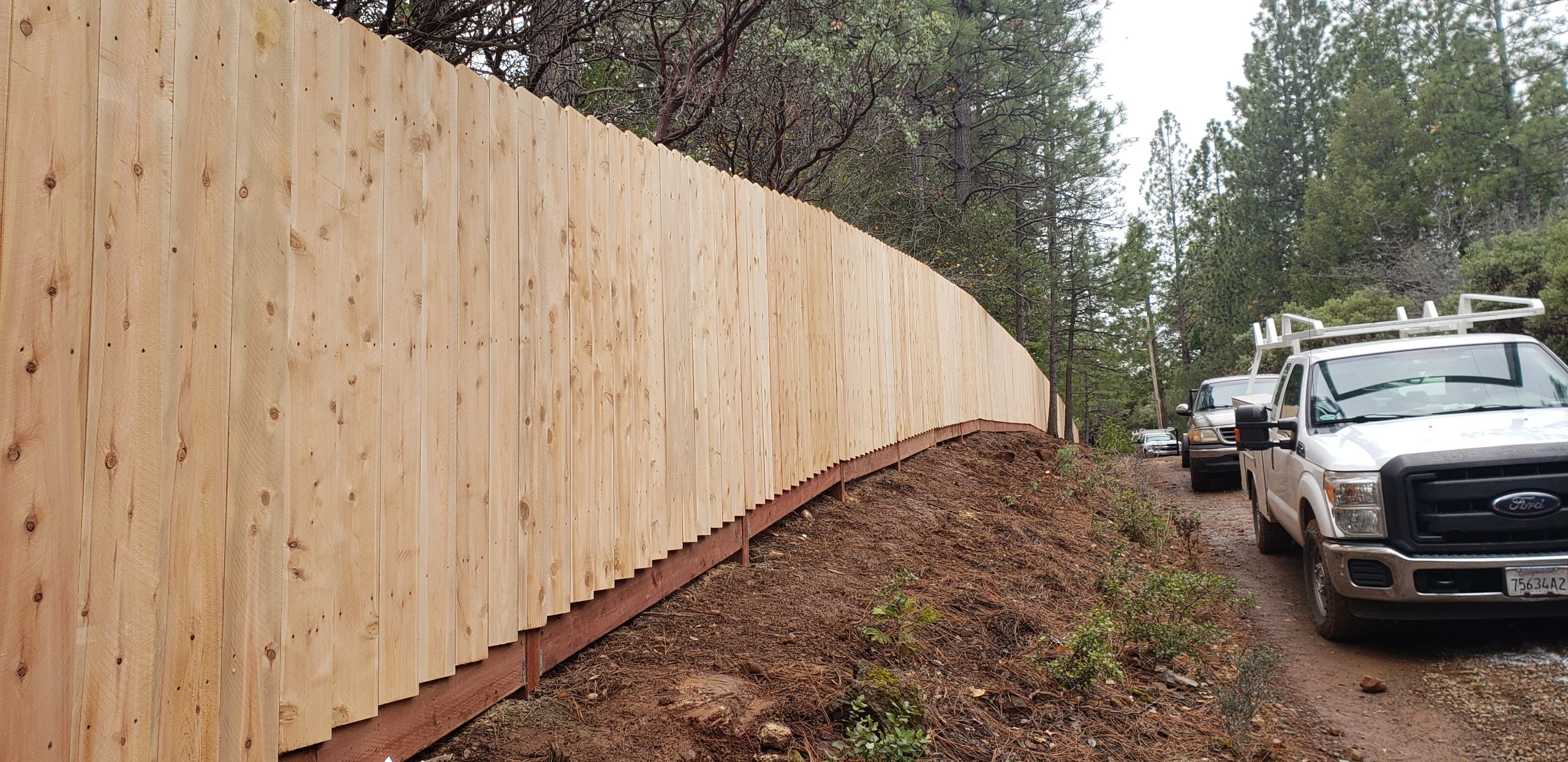 Fencing project by Romero Quality Fencing — Shasta County