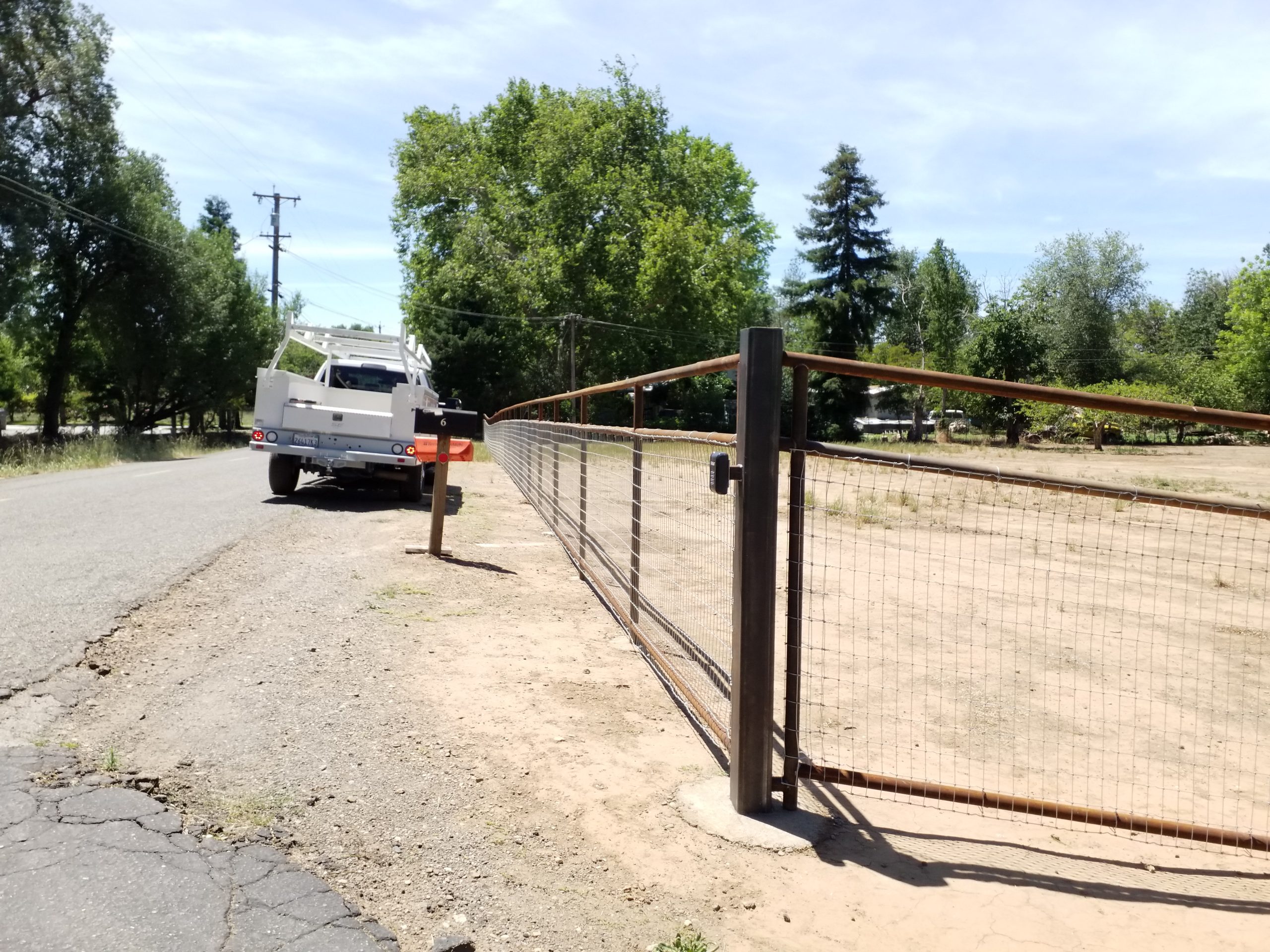 Fencing project by Romero Quality Fencing — Shasta County